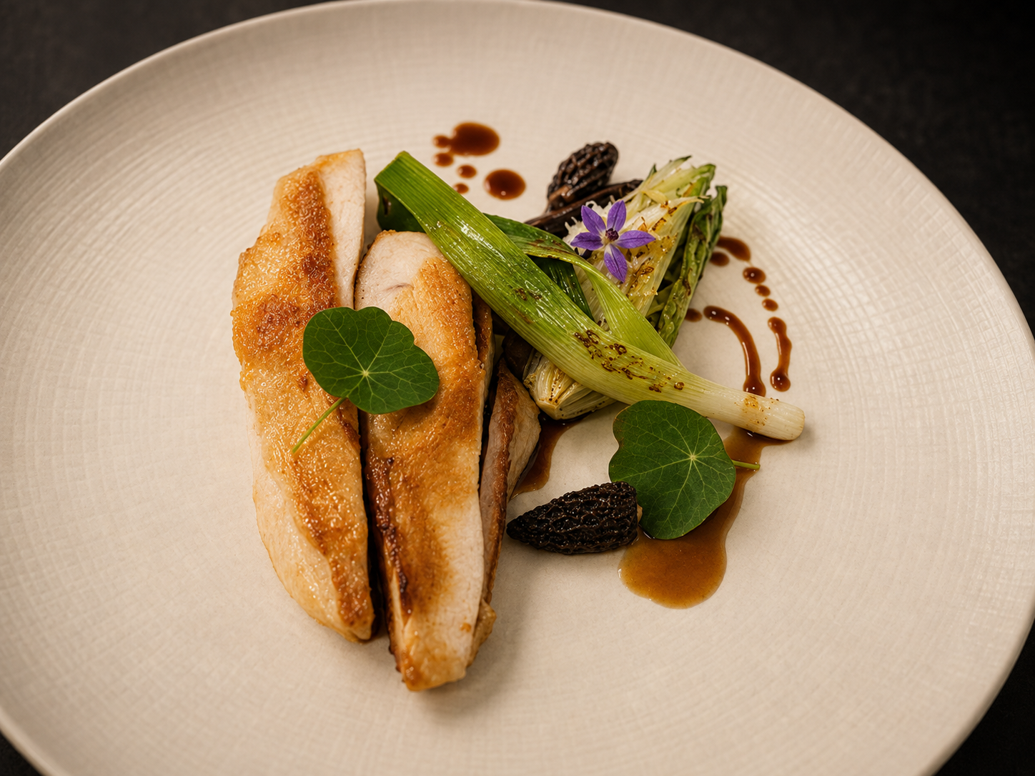 Luxury private chef entrée